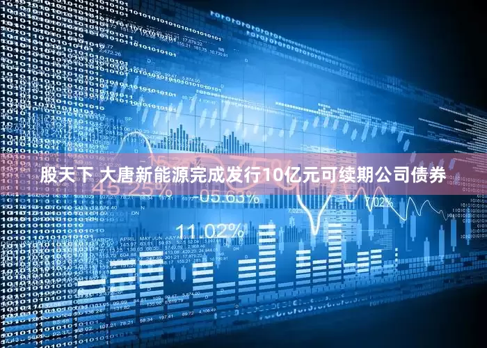 股天下 大唐新能源完成发行10亿元可续期公司债券